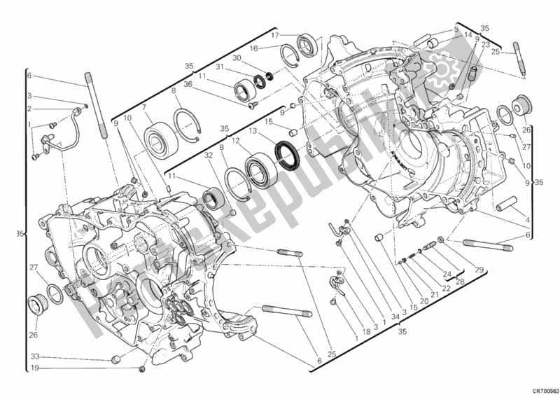 Wszystkie części do Korbowód Ducati Superbike 1199 Panigale S Tricolore USA 2012